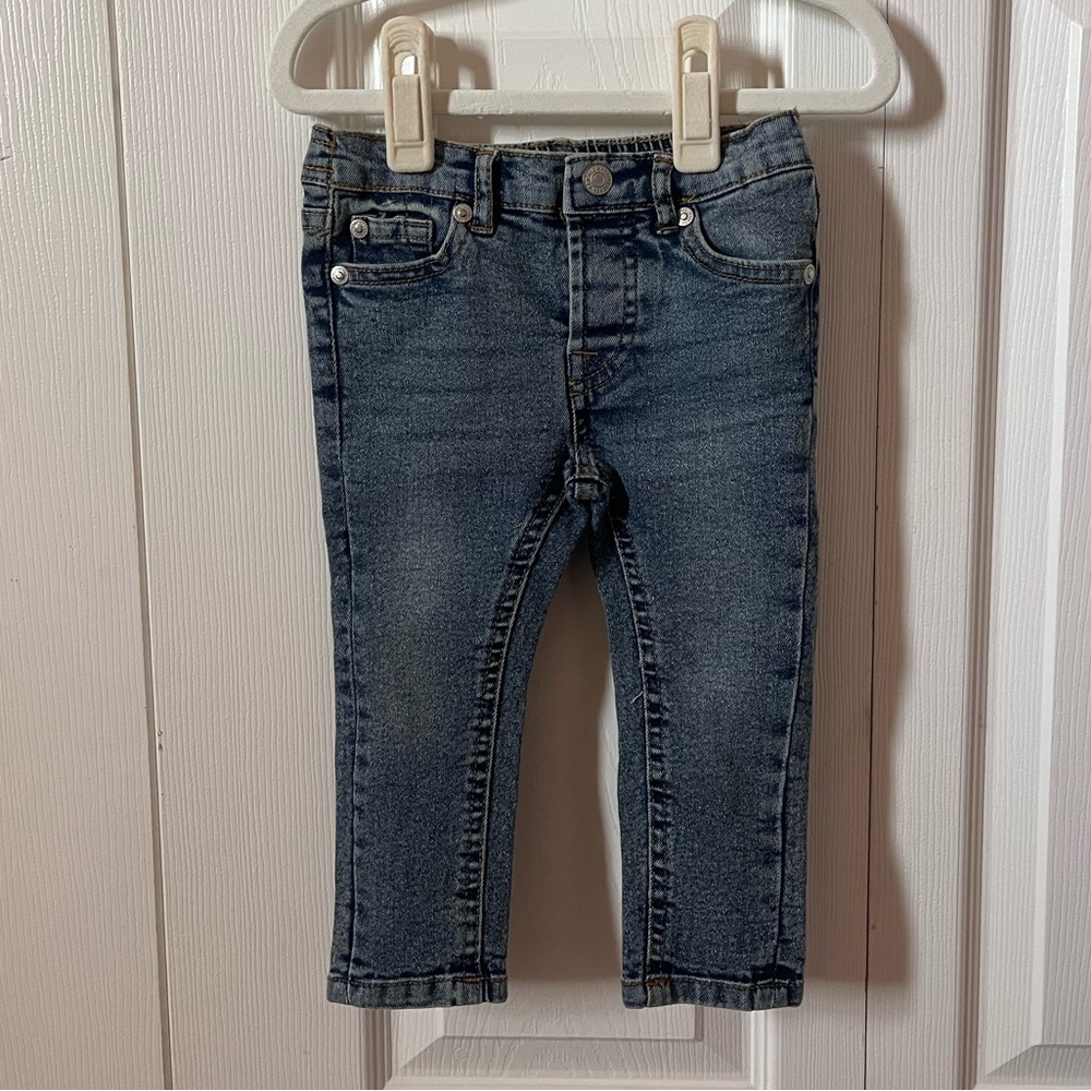 7 For All Mankind 18M Blue Skinny Jeans